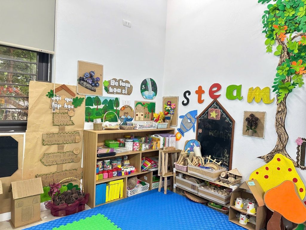 Trường Mầm non Mạy Rại sau khi được xây dựng